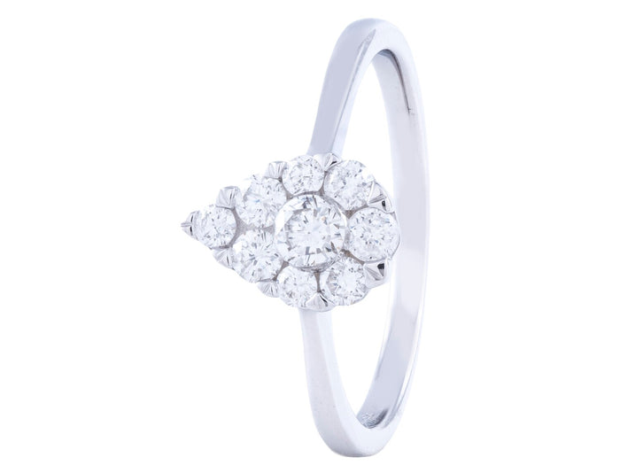 Diamond Ring - 14 KT White Gold
