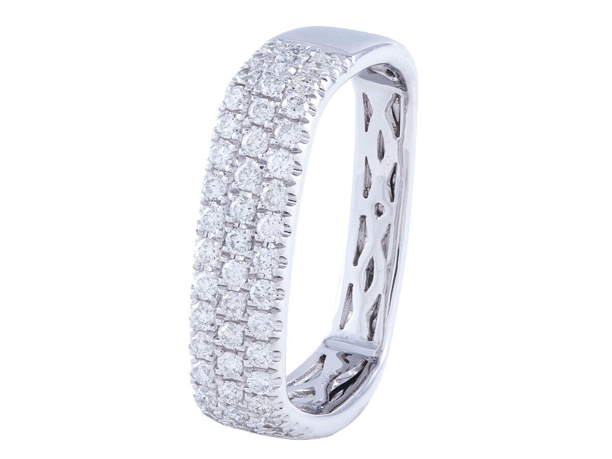 Diamond Ring - 14 KT White Gold