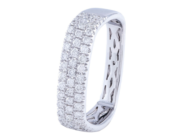 Diamond Ring - 14 KT White Gold