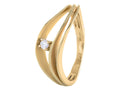 Diamond Ring - 14 KT Yellow Gold