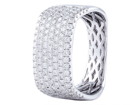 Diamond Ring - 14 KT White Gold