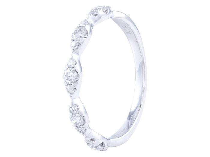 Diamond Ring - 14 KT White Gold