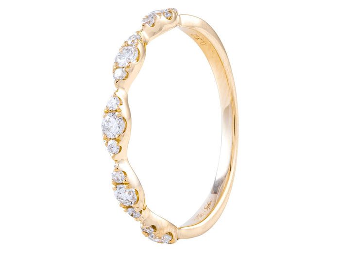 Diamond Ring - 14 KT Yellow Gold