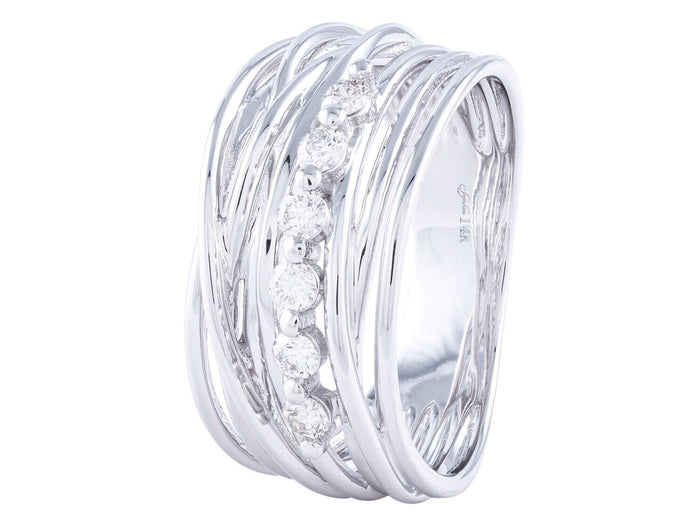 Diamond Ring - 14 KT White Gold