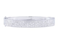 Diamond Bangle - 14 KT White Gold