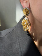 Gold Wire Diamond Earring