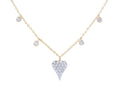 Diamond Necklace - 14 KT Yellow Gold