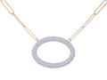 Diamond Necklace - 14 KT Yellow Gold