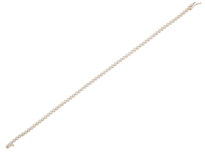 Diamond Bracelet - 14 KT Yellow Gold