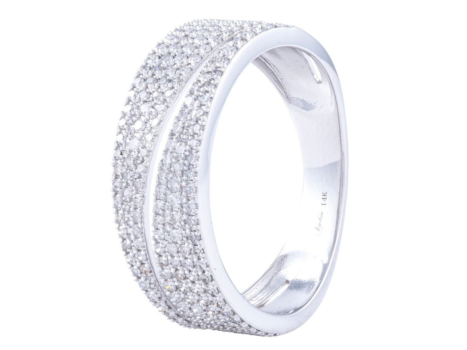 Diamond Ring - 14 KT White Gold