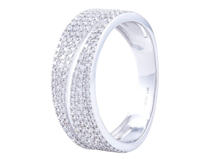 Diamond Ring - 14 KT White Gold