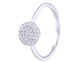 Diamond Ring - 14 KT White Gold