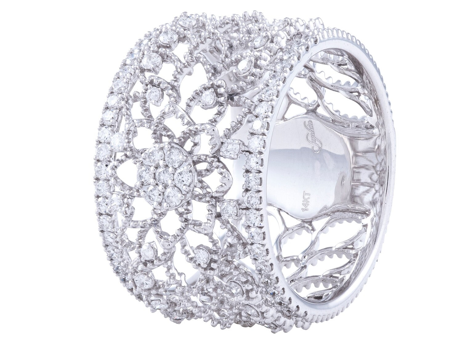 Diamond Ring - 14 KT White Gold