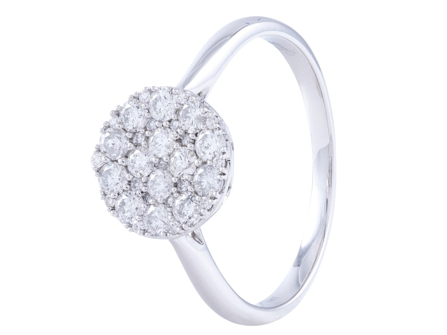 Diamond Ring - 14 KT White Gold