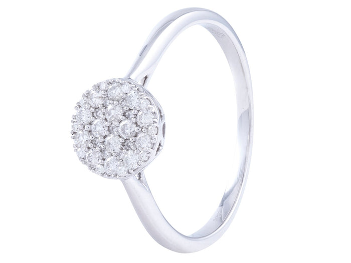 Diamond Ring - 14 KT White Gold