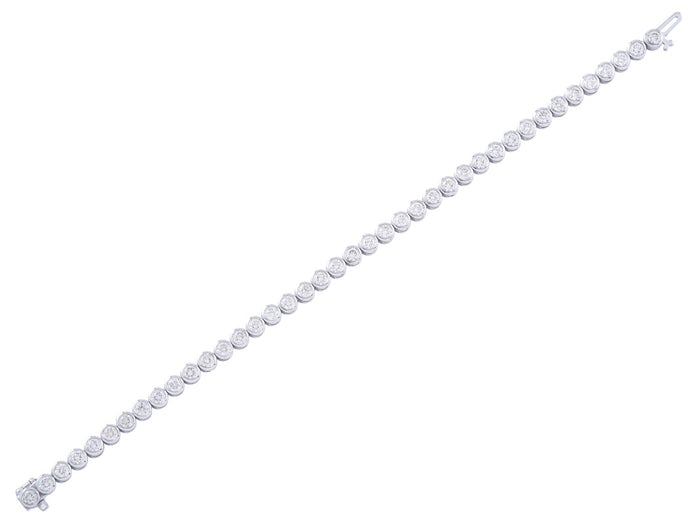 Diamond Bracelet - 14 KT White Gold