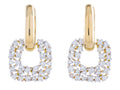 Diamond Earrings - 14 KT Yellow Gold