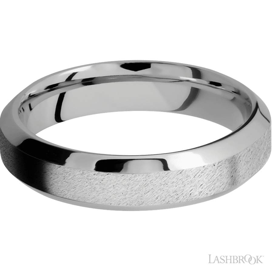 5 mm wide High Bevel Cobalt Chrome band.