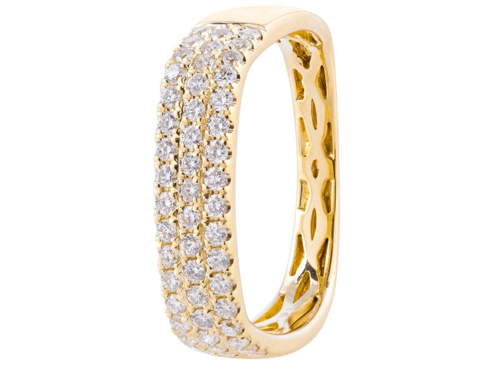 Diamond Ring - 14 KT Yellow Gold