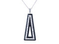 Diamond Necklace - 14 KT White Gold