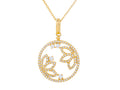 Diamond Necklace - 14 KT Yellow Gold