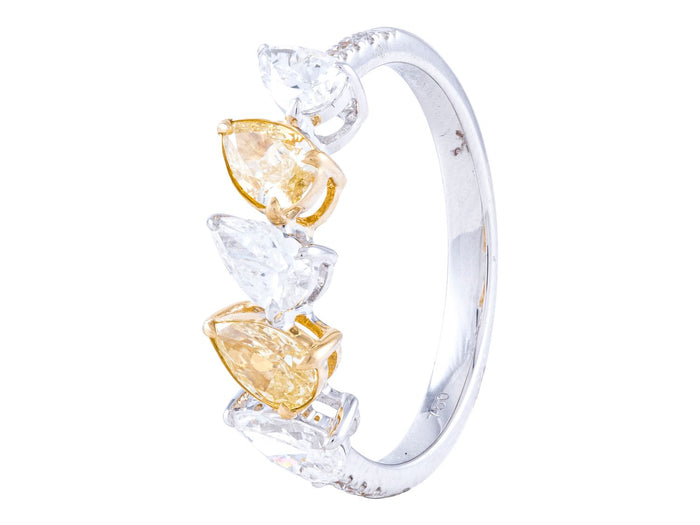 Diamond Ring - 14 KT White Gold