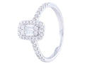 Diamond Ring - 14 KT White Gold