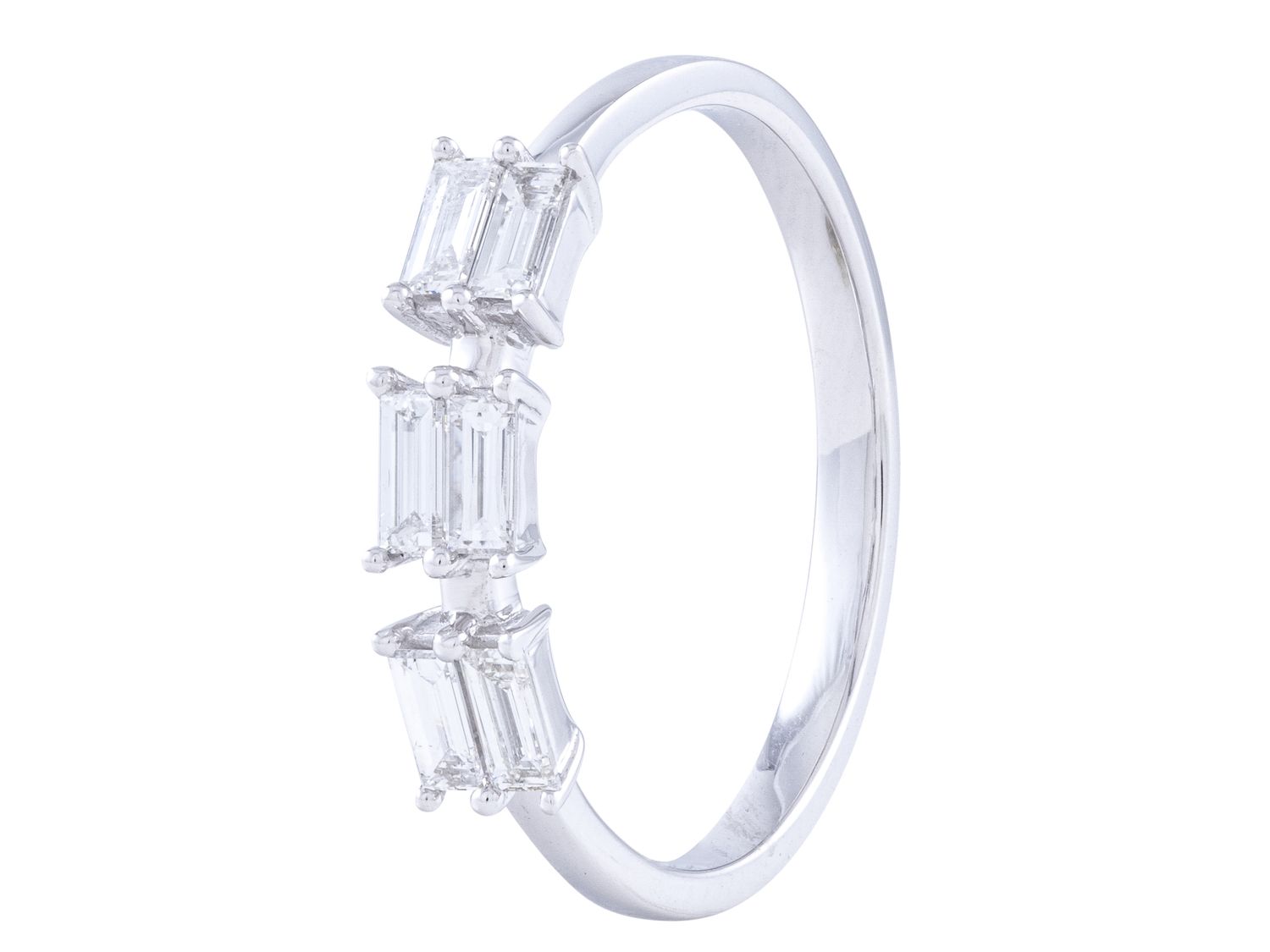 Diamond Ring - 14 KT White Gold