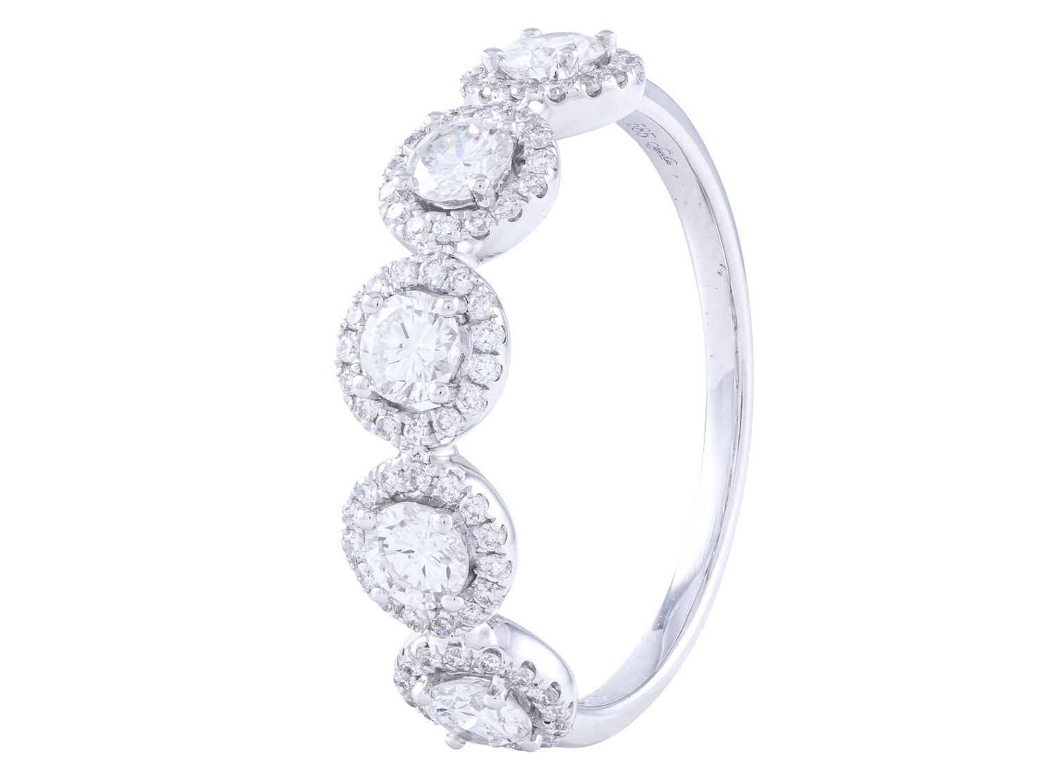 Diamond Ring - 14 KT White Gold