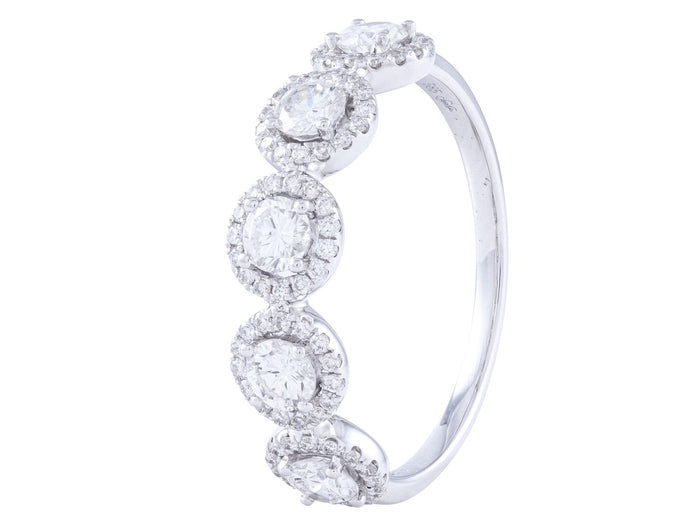 Diamond Ring - 14 KT White Gold