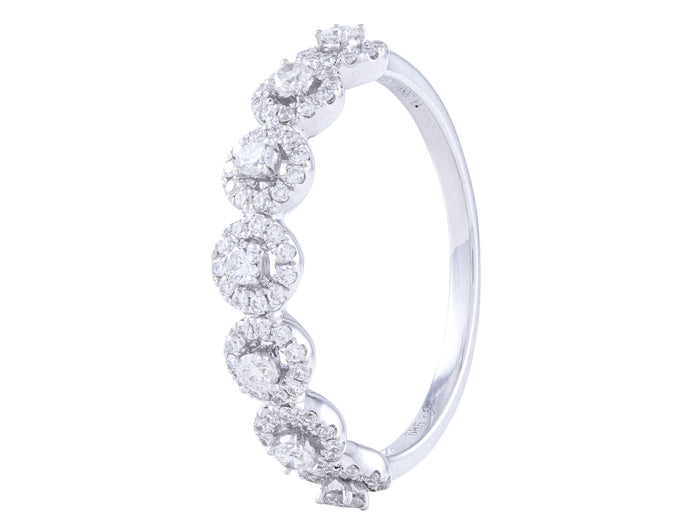 Diamond Ring - 14 KT White Gold