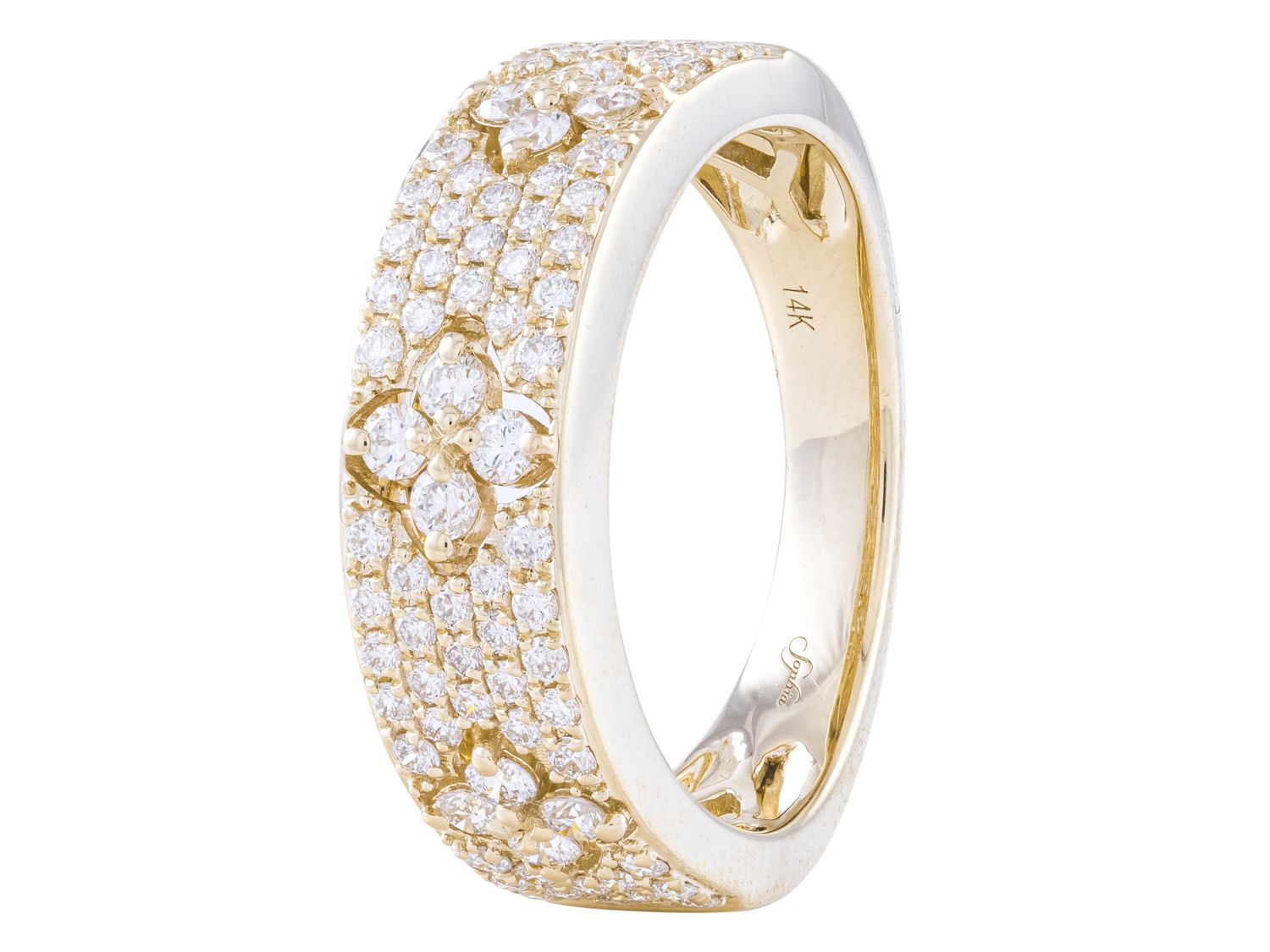 Diamond Ring - 14 KT Yellow Gold