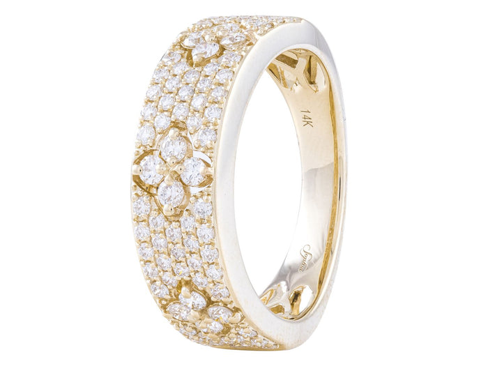 Diamond Ring - 14 KT Yellow Gold
