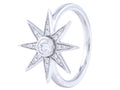 Diamond Ring - 14 KT White Gold