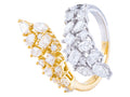 Diamond Ring - 18 KT White and Yellow Gold