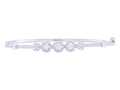 Diamond Bangle - 14 KT White Gold