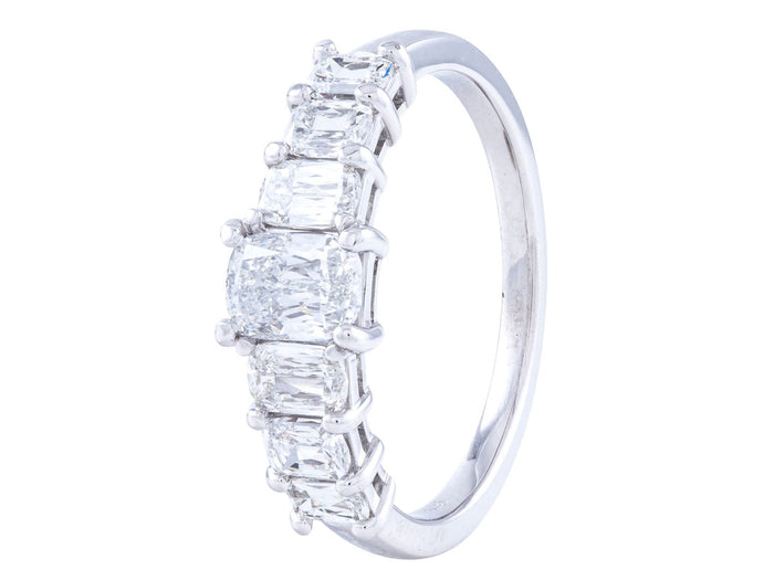 Diamond Band - 18 KT White Gold