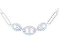 Diamond Necklace - 14 KT White Gold
