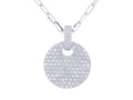 Diamond Necklace - 14 KT White Gold