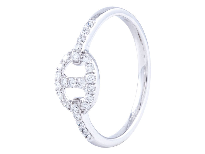 Diamond Ring - 14 KT White Gold