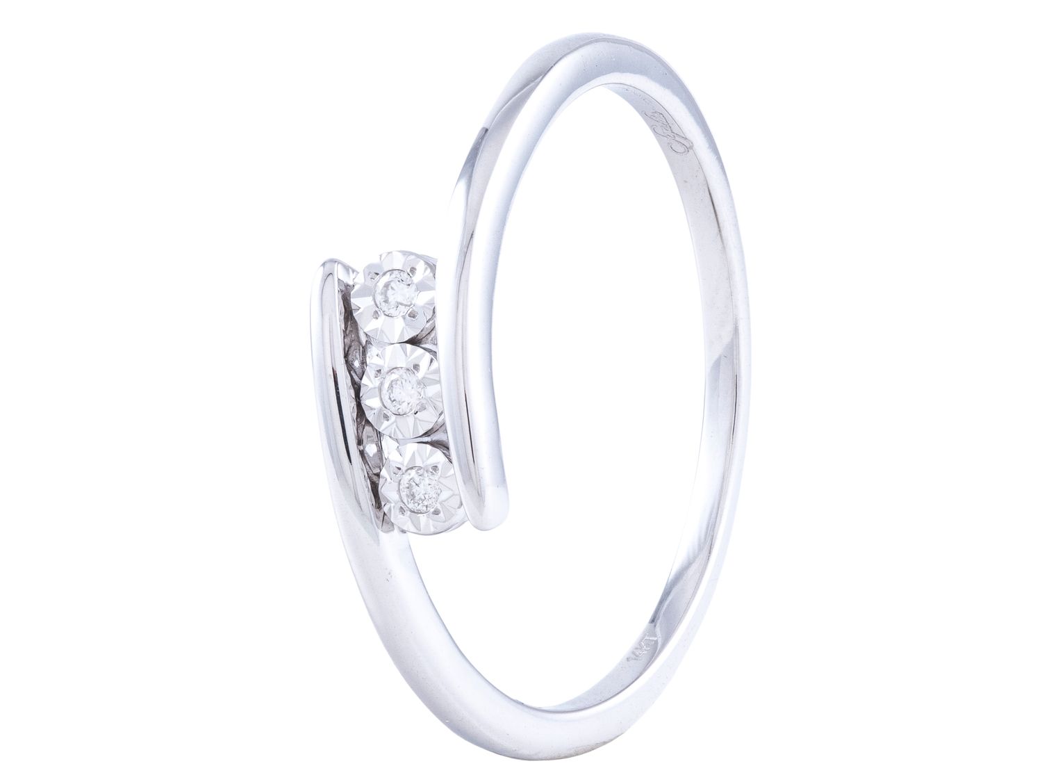 Diamond Ring - 14 KT White Gold