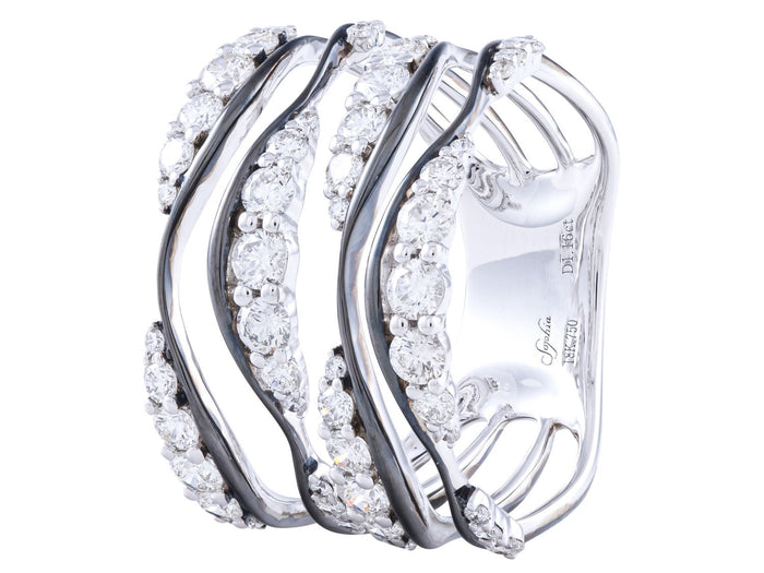 Diamond Ring - 18 KT White Gold
