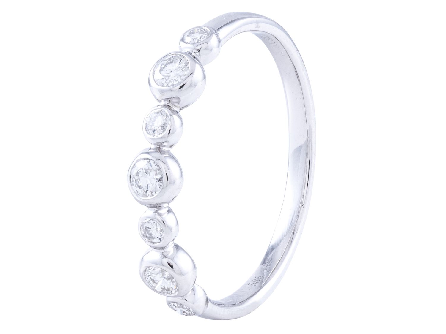 Diamond Ring - 14 KT White Gold