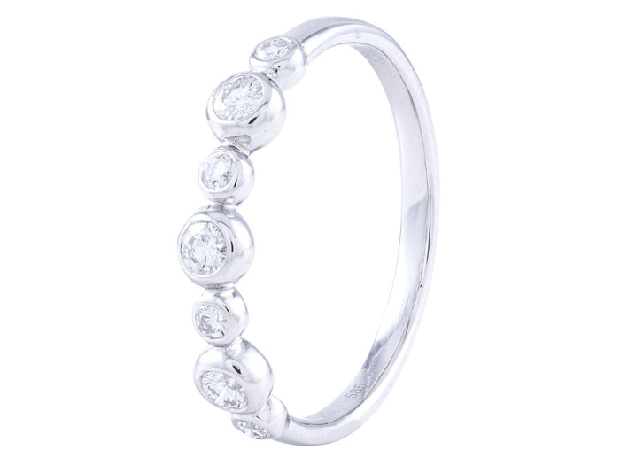 Diamond Ring - 14 KT White Gold