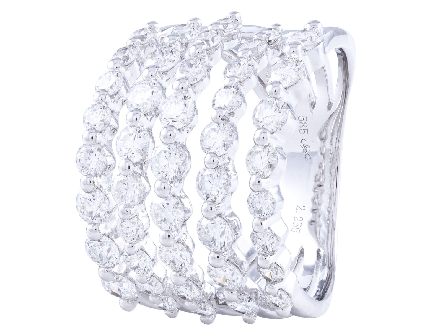 Diamond Ring - 14 KT White Gold