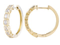 Diamond Earrings - 18 KT Yellow Gold