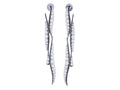 Diamond Earrings - 18 KT White Gold