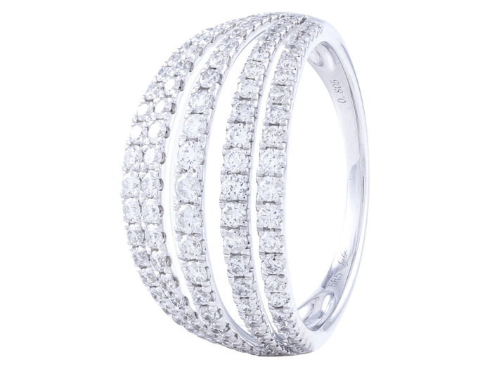 Diamond Ring - 14 KT White Gold