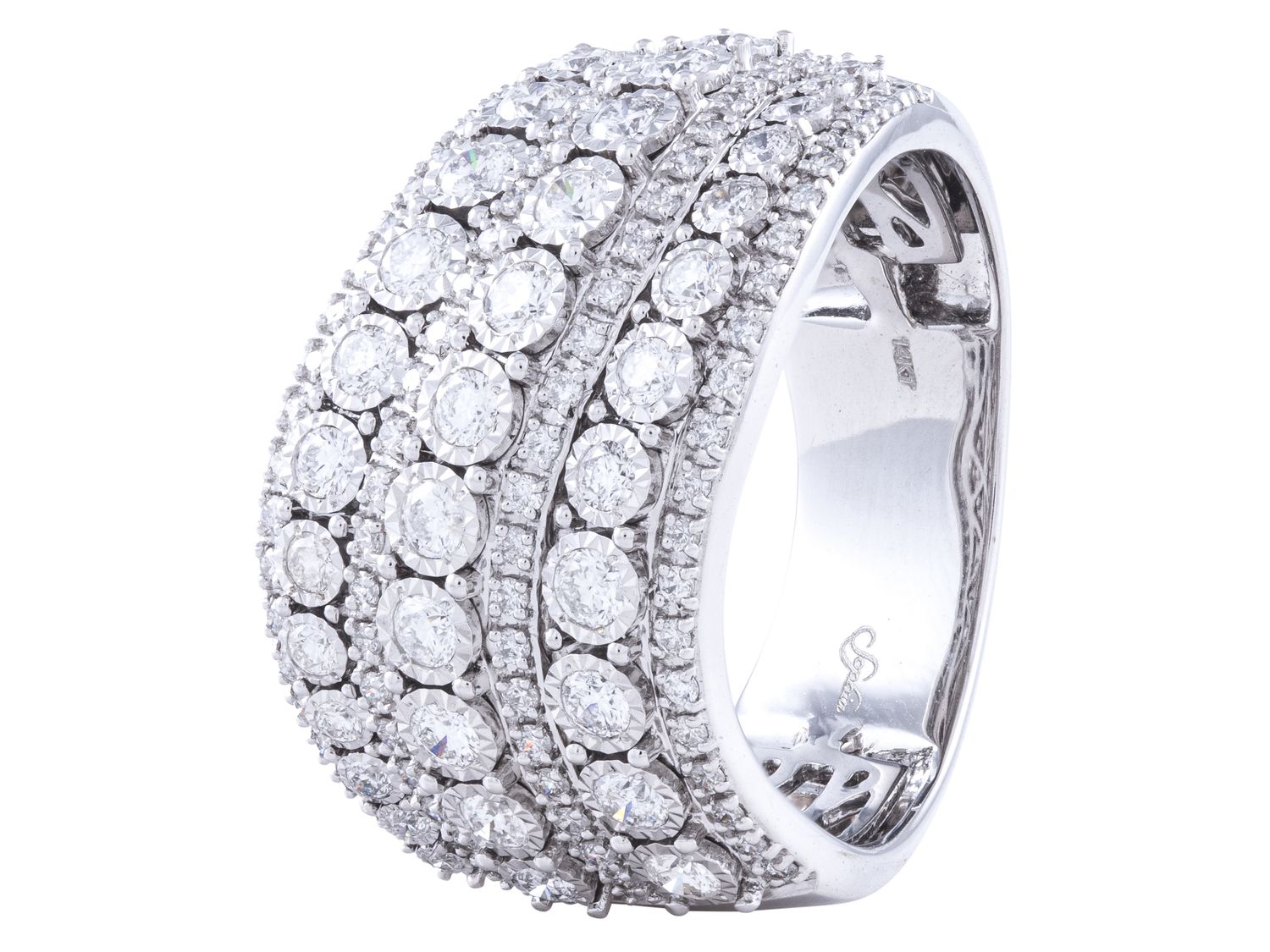 Diamond Ring - 14 KT White Gold