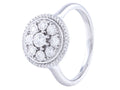 Diamond Ring - 14 KT White Gold